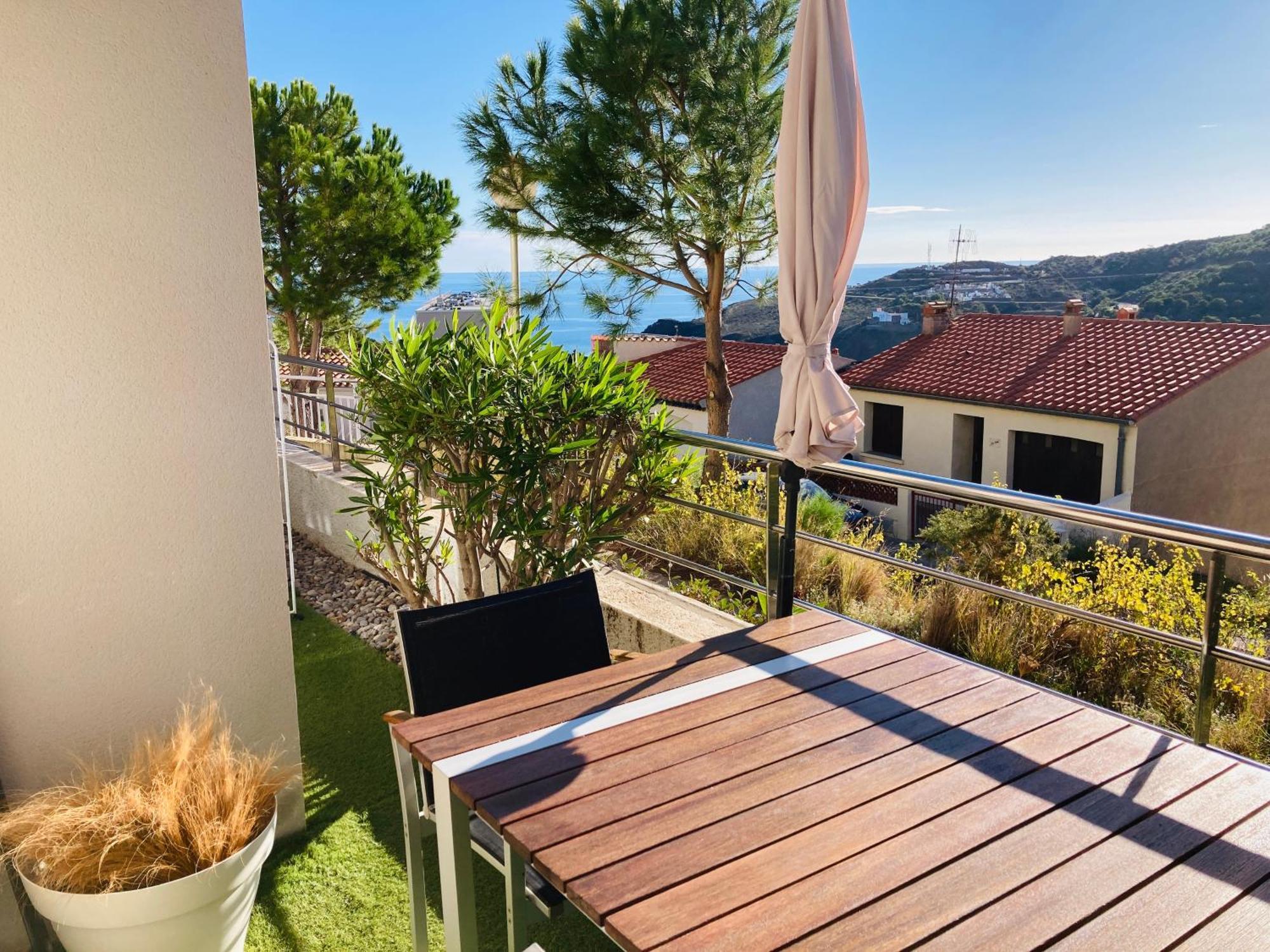 Residence Costa Vermella, Vue Mer Et Montagne Au Calme Cerbère Eksteriør bilde